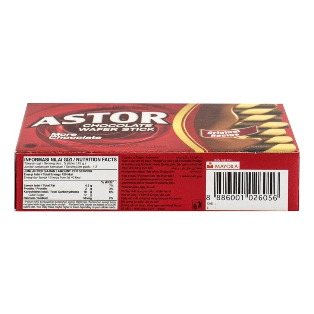 Astor Chocolate Wafer Stick 40g