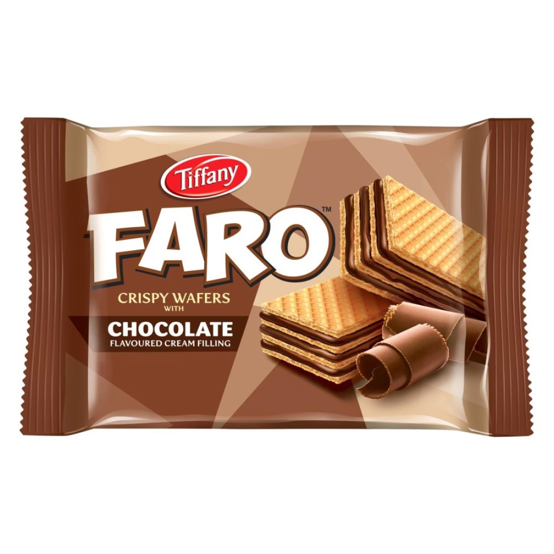 Tiffany Faro Crispy Wafers with Chocolate Flavoured Cream Filling, 40g Pack of 12