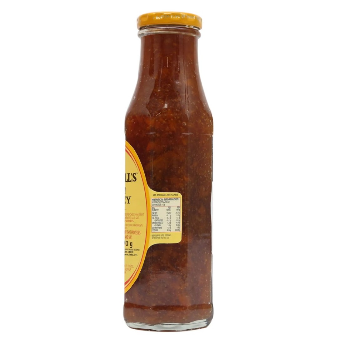 Mrs H.S.Ball&#39;s Peach Chutney, 470g