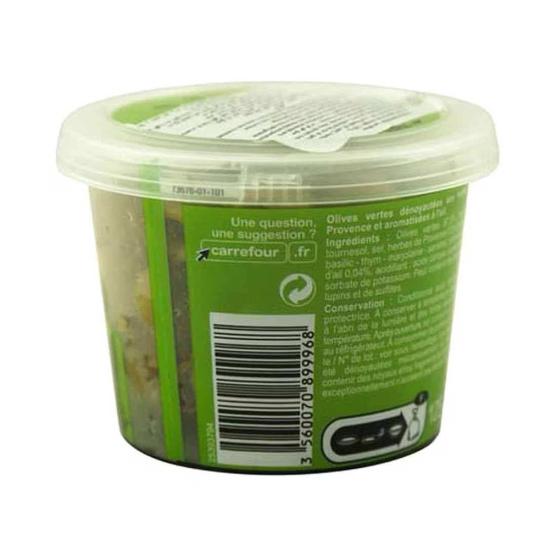 Carrefour Olives With With Provencal Herbs 125g