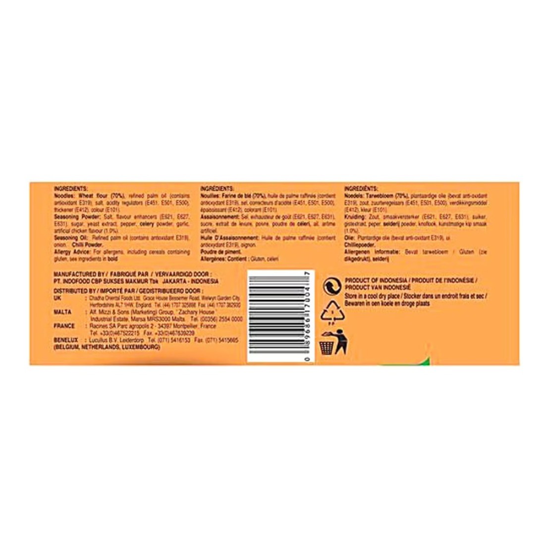 Indomie Special Chicken Flavour Instant Noodles, 75g Pack of 10 with Spicy Chicken Flavour Fried Instant Noodles, 83g
