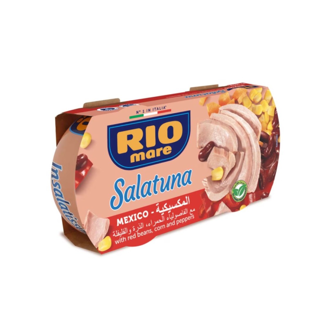 Rio Mare Salatuna Mexico with Red Beans Corn and Peppers, 160g Pack of 2