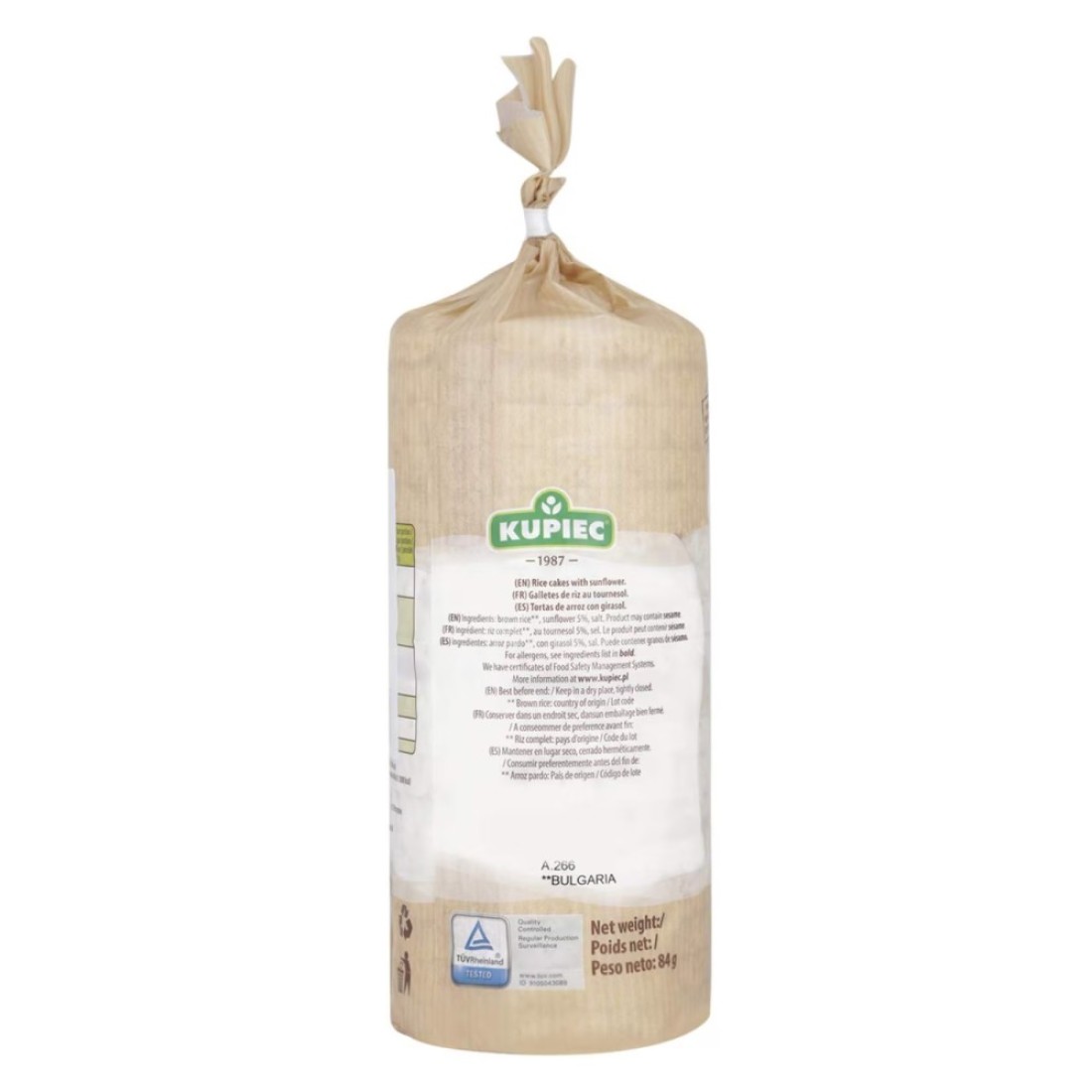 Kupiec Rice Cakes With Sunflower 84g