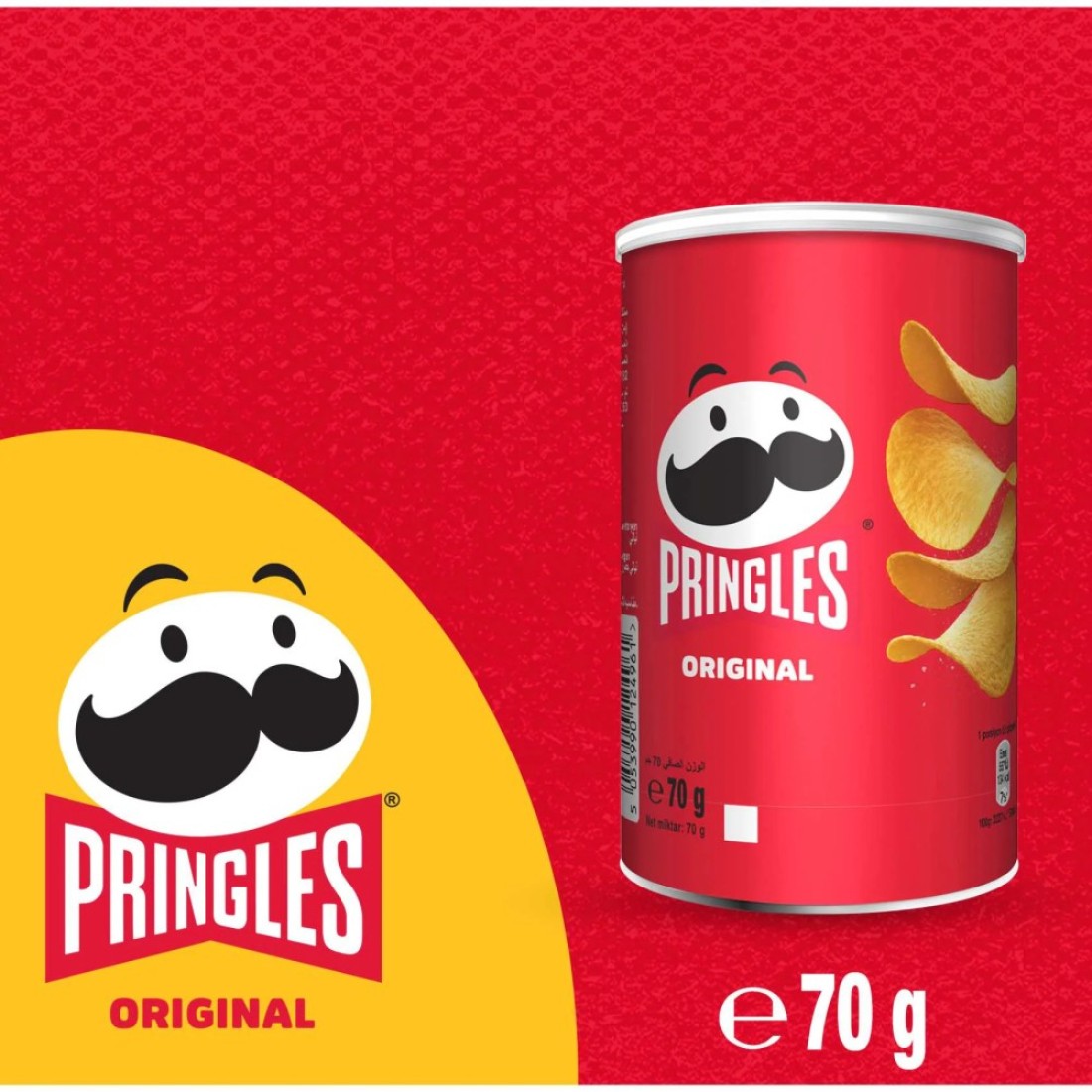 Pringles Original Potato Chips, 70g
