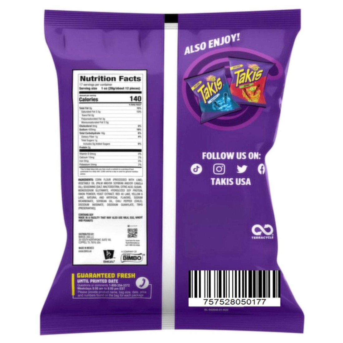 Takis Blue Heat Waves Hot Chili Pepper Flavoured Wavy Potato Chips, 70g
