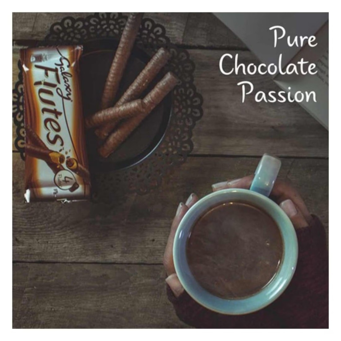 Galaxy Flutes Chocolate Wafer, 270g Pack of 2