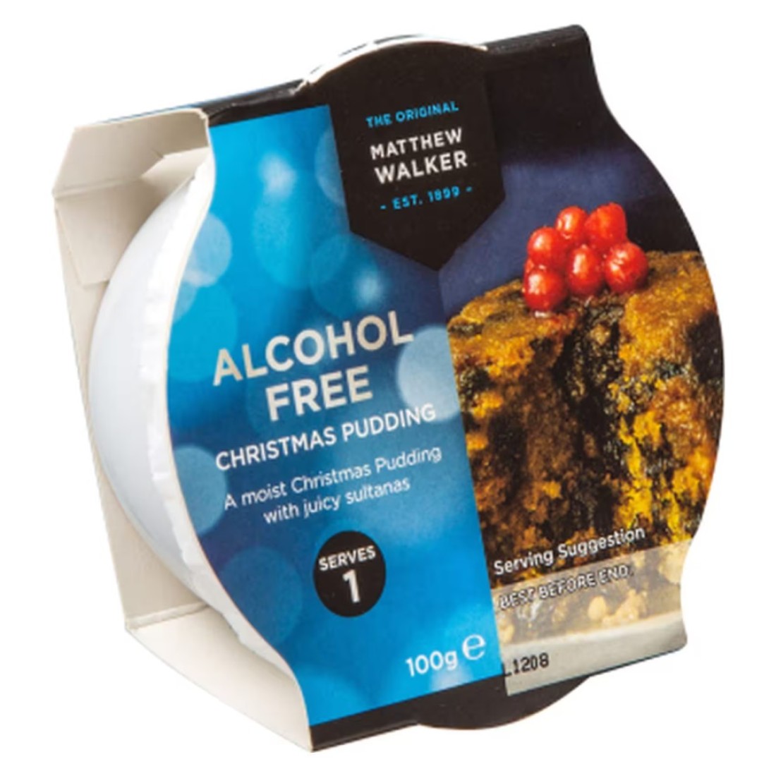 Matthew Walker Alcohol Free Christmas Pudding 100g