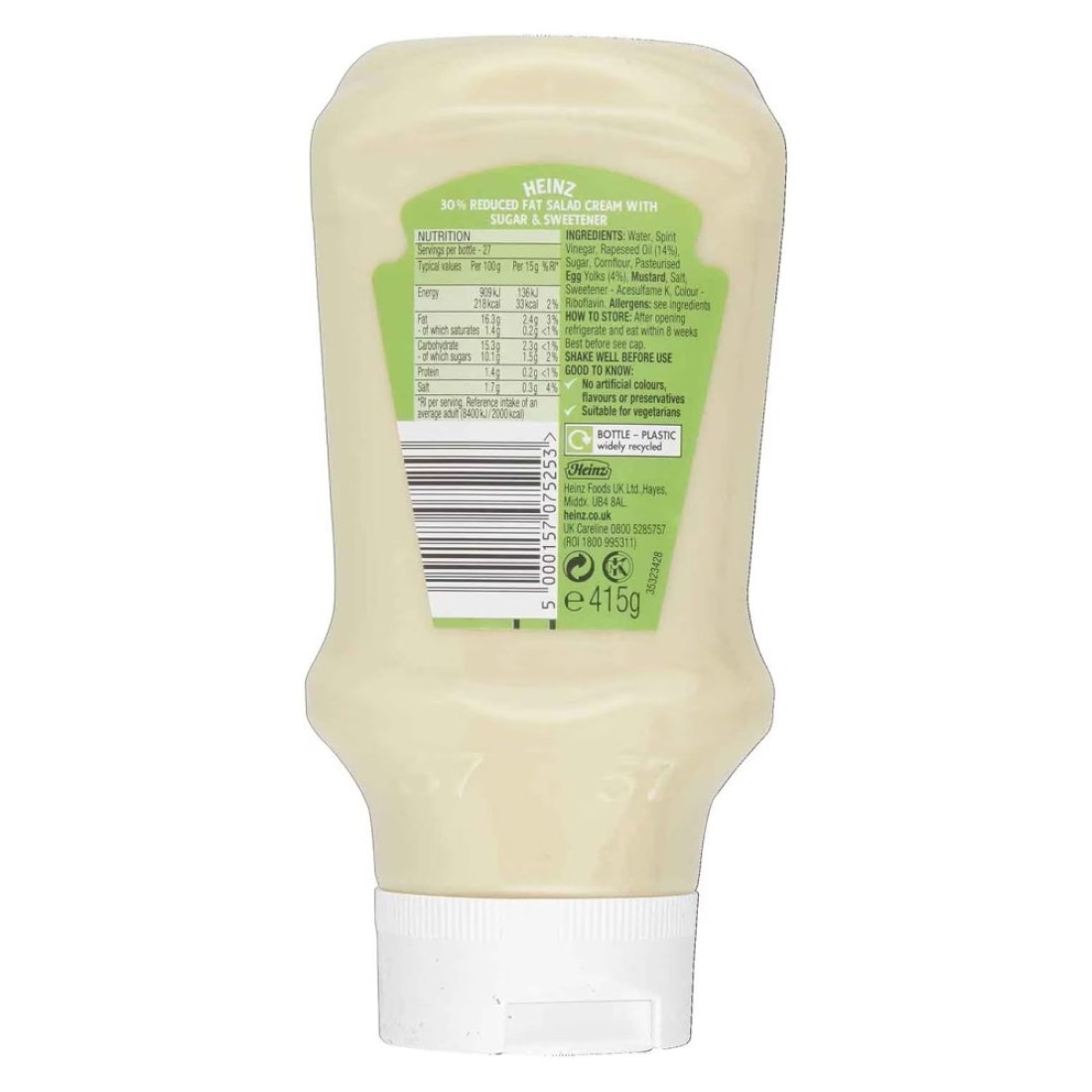 Heinz Light Salad Cream 30% Less Fat 415g