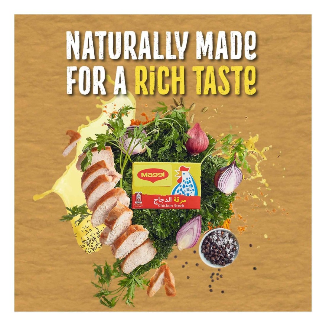 Nestle Maggi Chicken Stock Cubes 18g Pack of 24