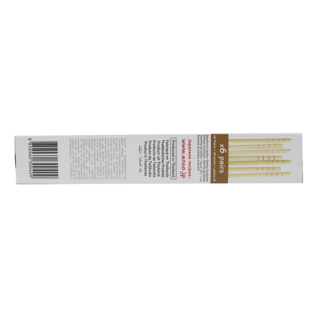 Enso Bamboo Chopsticks Pack of 6