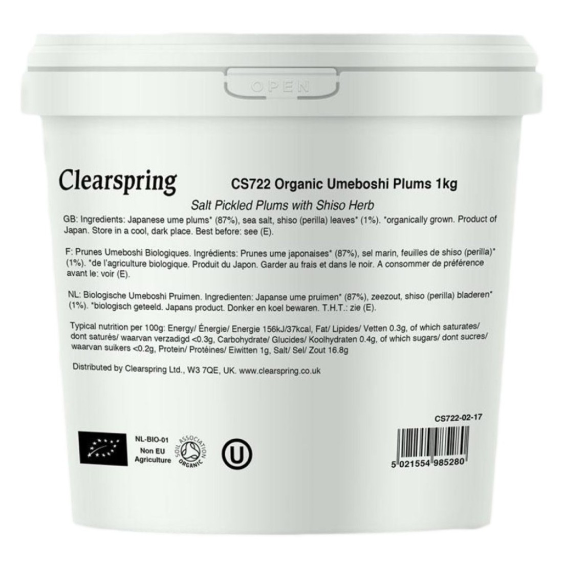 Clearspring Umeboshi Plums 200g