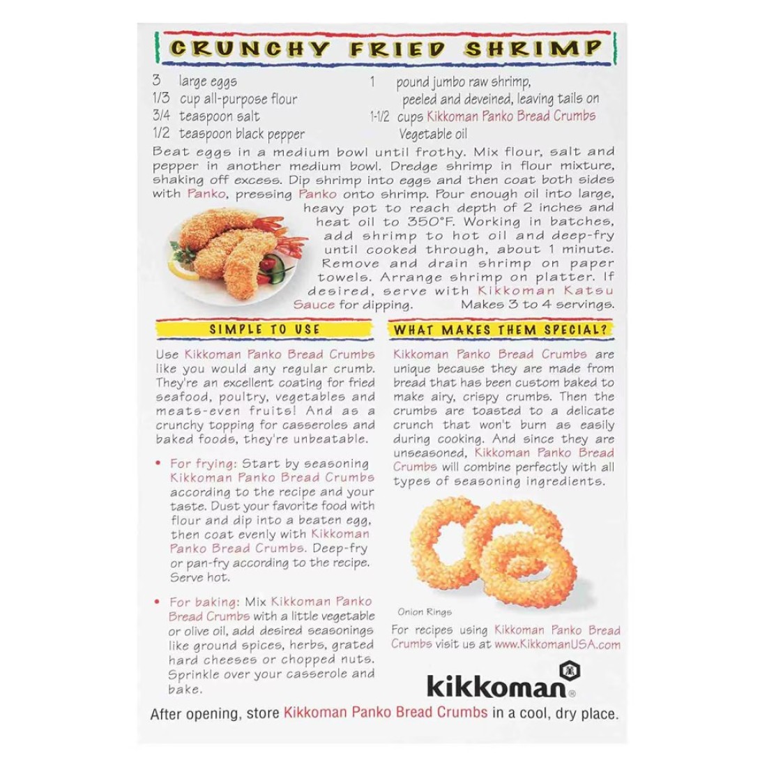 Kikkoman Panko Bread Crumbs 226.8g