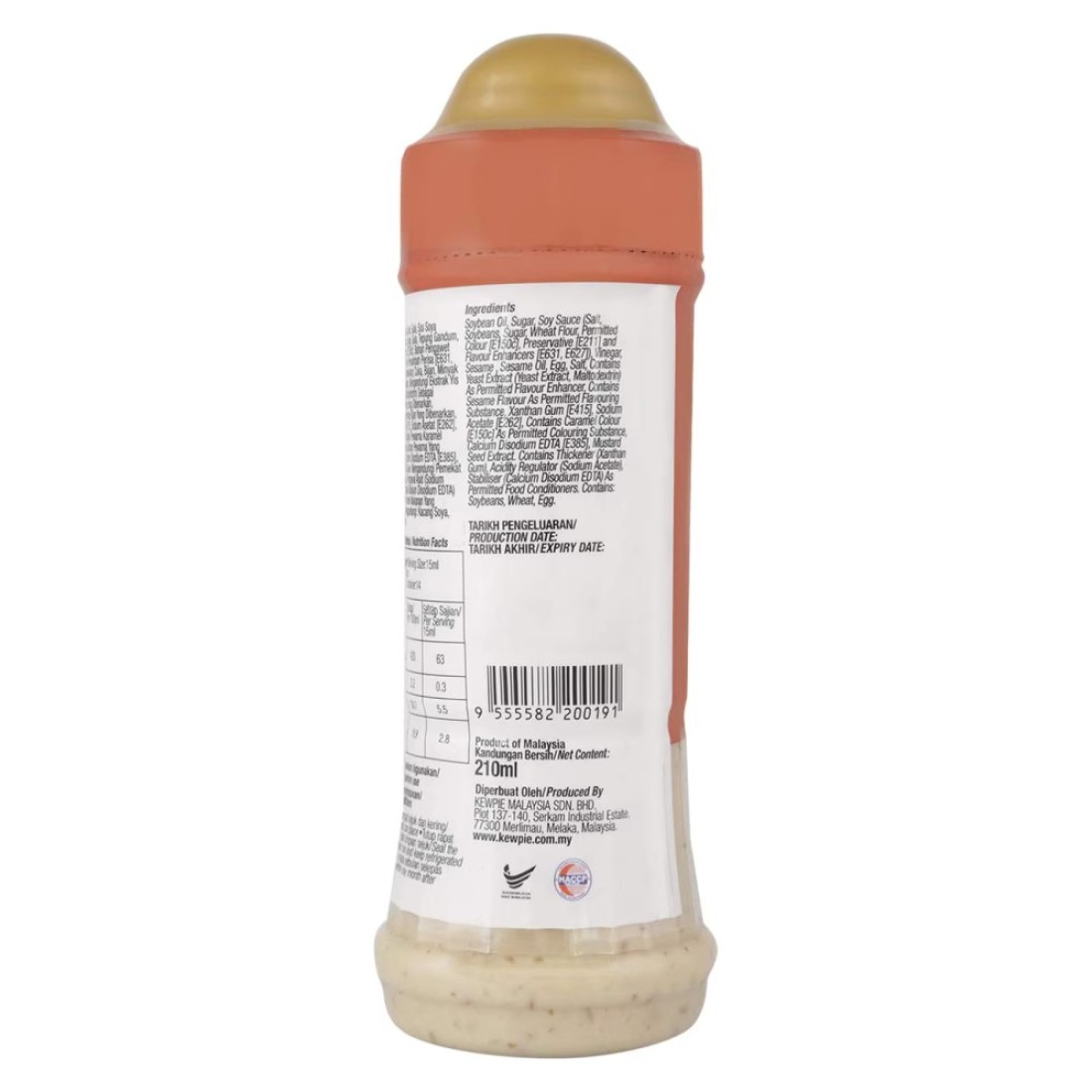Kewpie Japanese Roasted Sesame Salad Dressing 210g