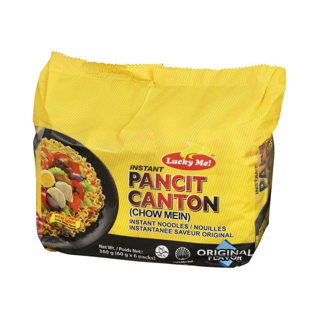 Lucky Me! Original Instant Pancit Canton, 60g Pack of 6