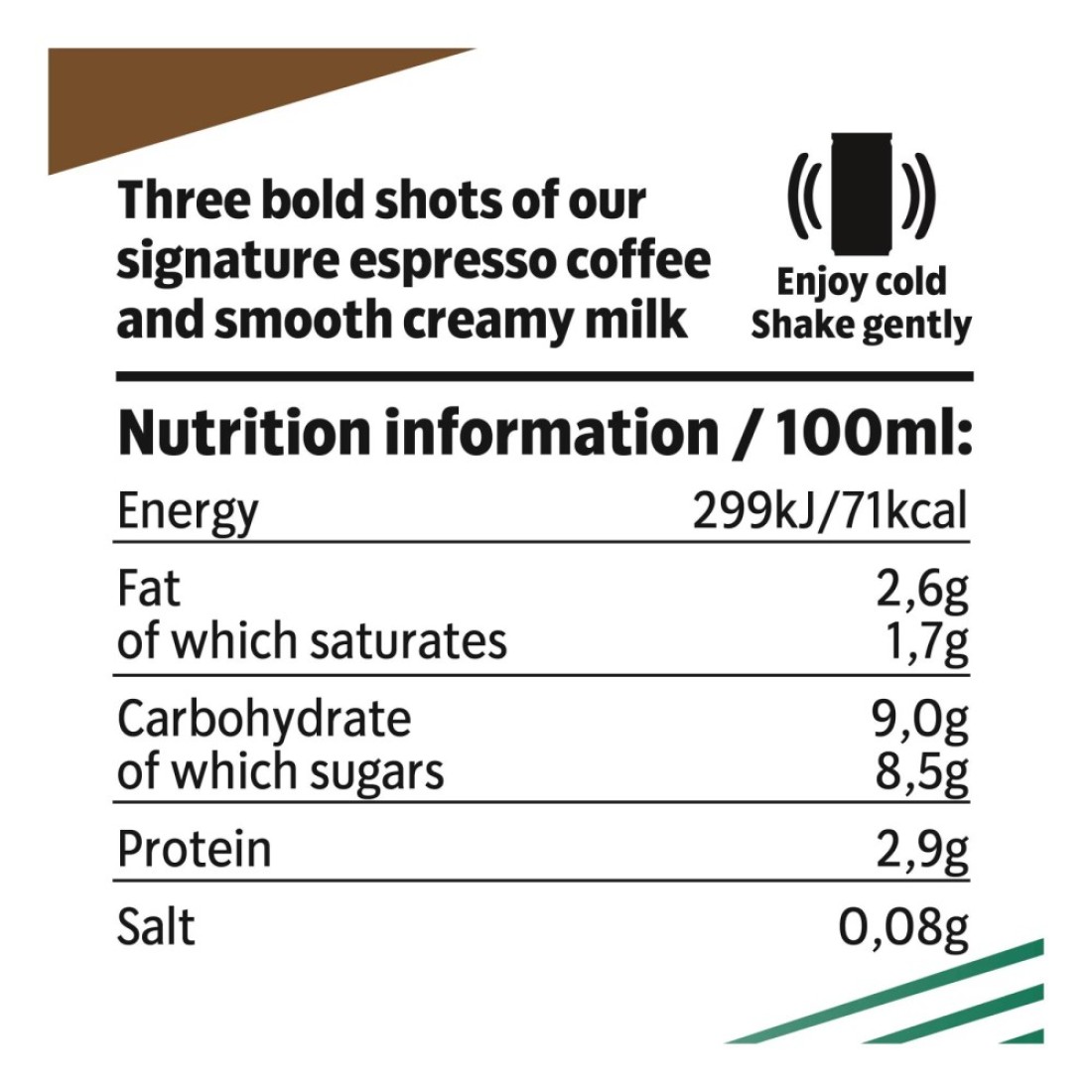 Starbucks Tripleshot Espresso Coffee Drink, 300ml