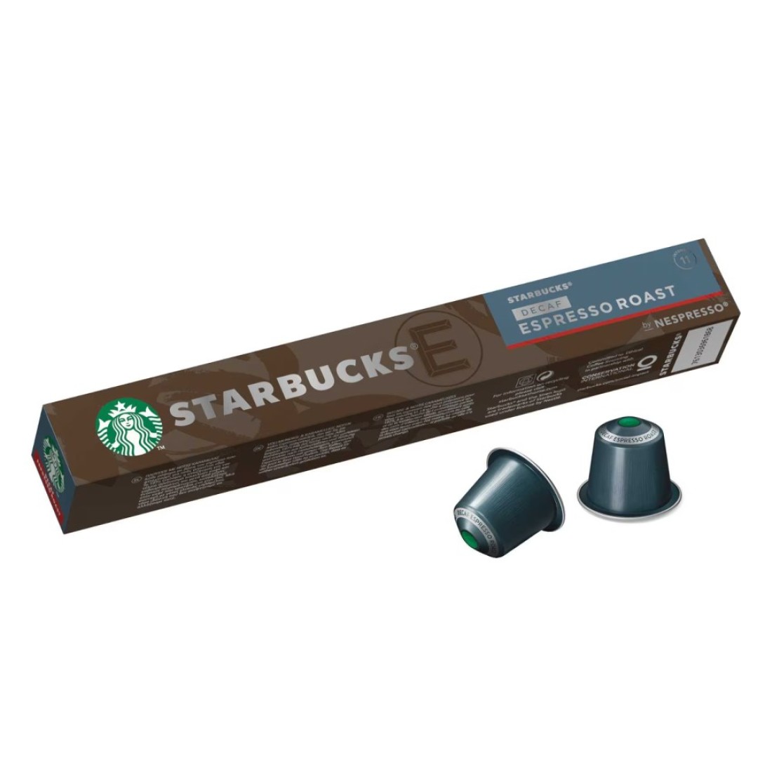 Starbucks Decaf Espresso Dark Roast Coffee Capsules 10 Capsules, 57g