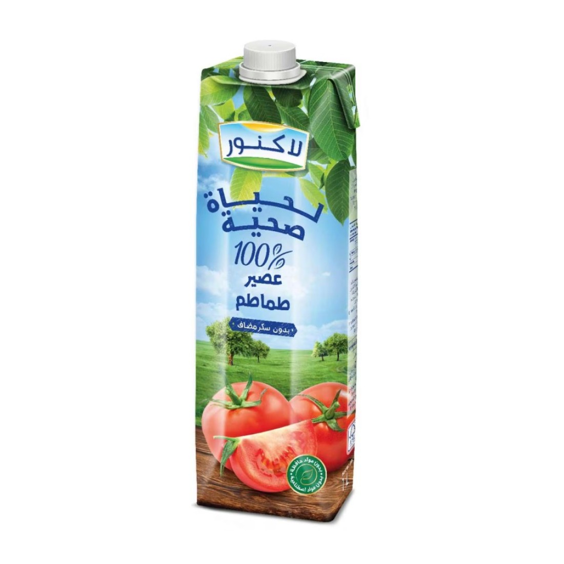 Lacnor Healthy Living No Added Sugar Tomato Juice 1L