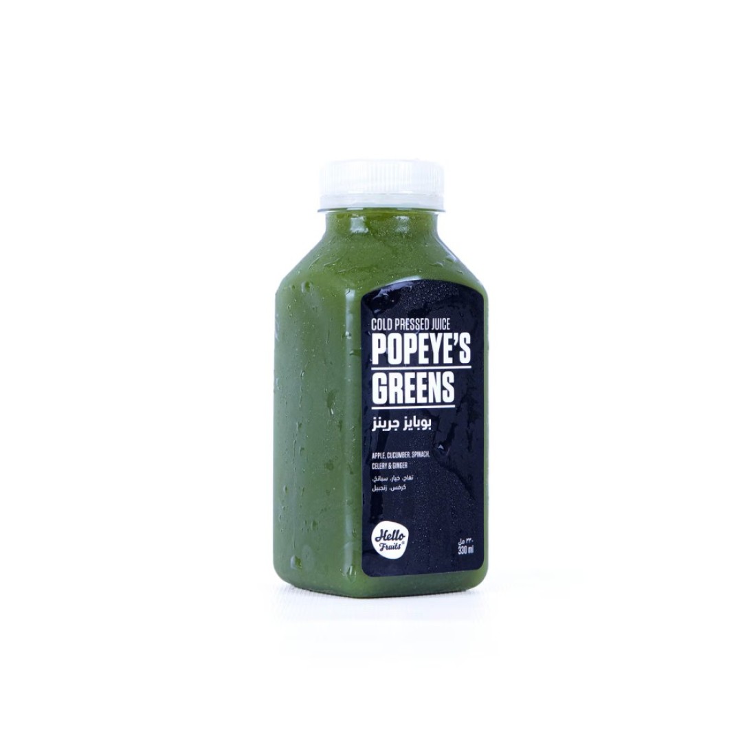 Hello Fruits Popeyes Greens Juice 330 ml