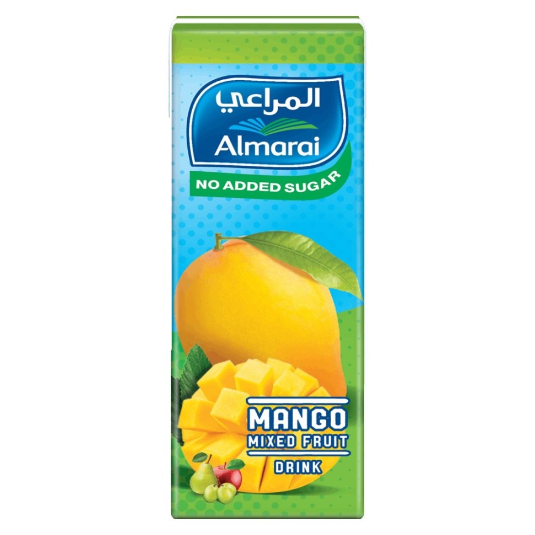 Almarai No Added Sugar Mixed Fruit Mango Juice Drink 180ml Pack of 6
