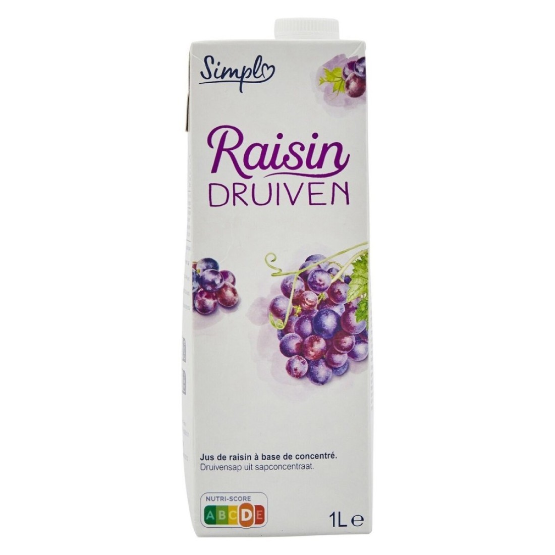 Simply Concentrated Grape Juice 1L
