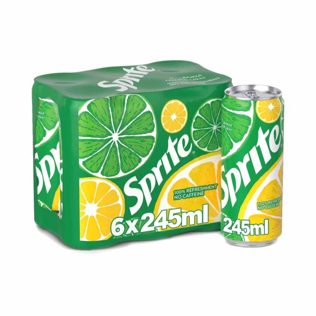 Sprite Carbonated Soft Drink 245ml Pack of 6