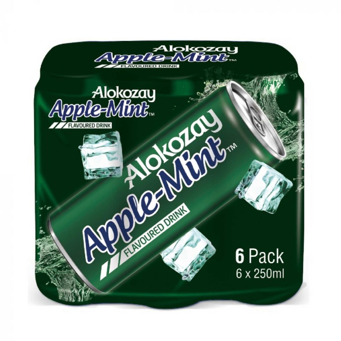 Alokozay Apple-Mint Flavoured Drink 250ml Pack of 6