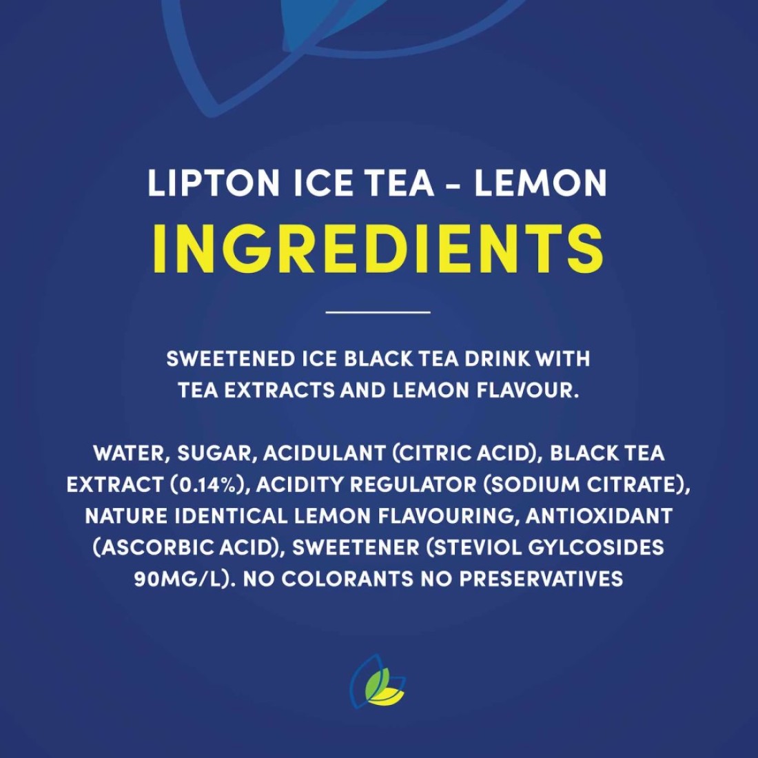 Lipton Lemon Ice Tea Non-Carbonated Refreshing Drink 320ml Pack of 6