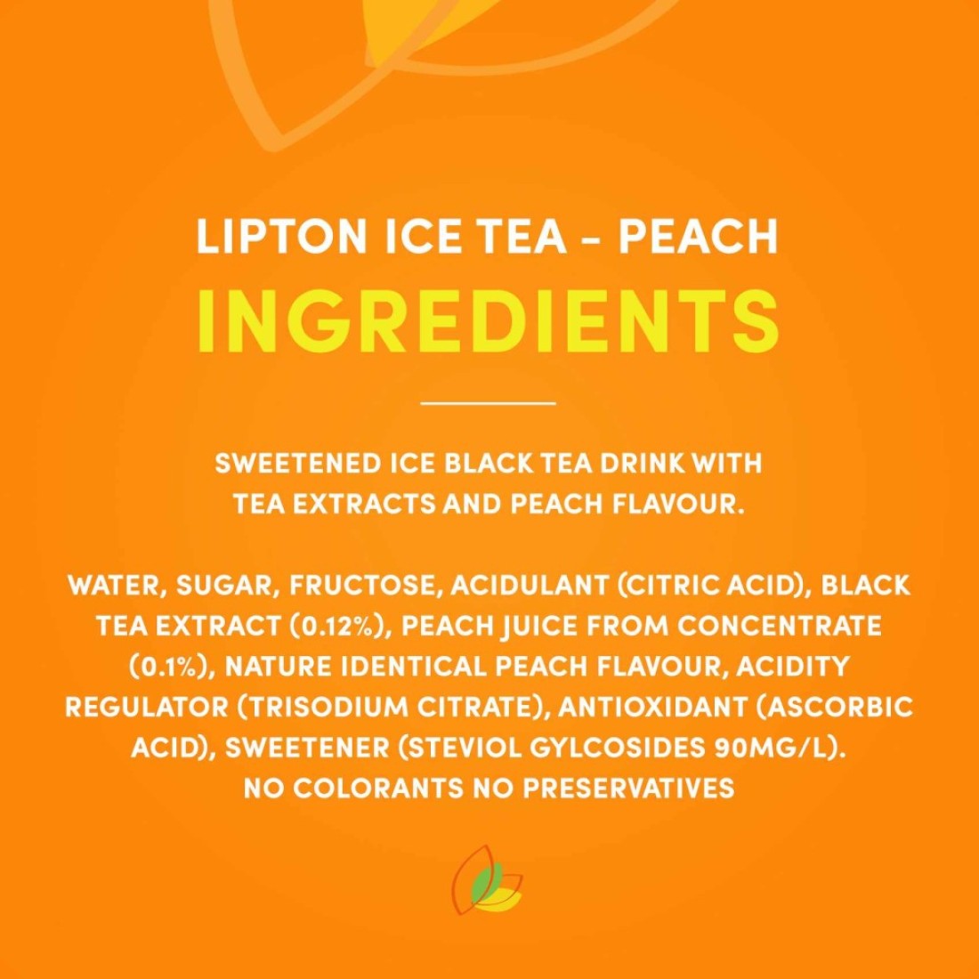 Lipton Peach Ice Tea 290ml Pack of 6