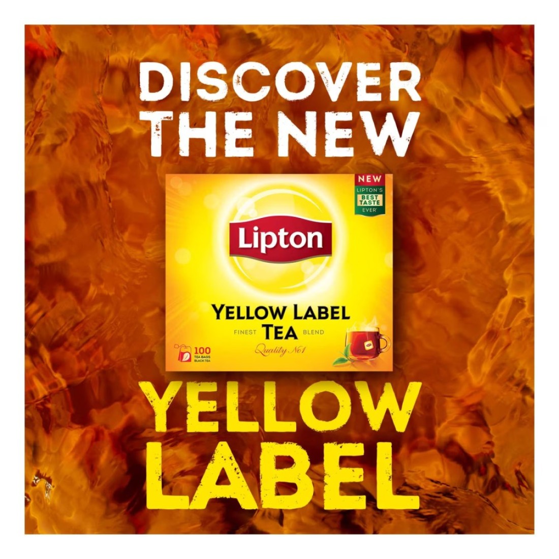 Lipton Yellow Label Loose Black Tea 400g Pack of 2