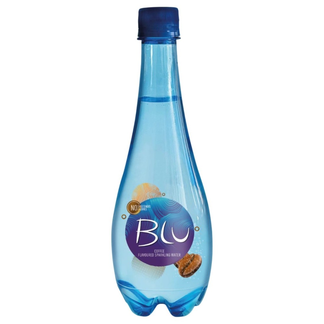 Blue No Sugar Coffee Flavoured Sparkling Water, 500ml Pack of 6