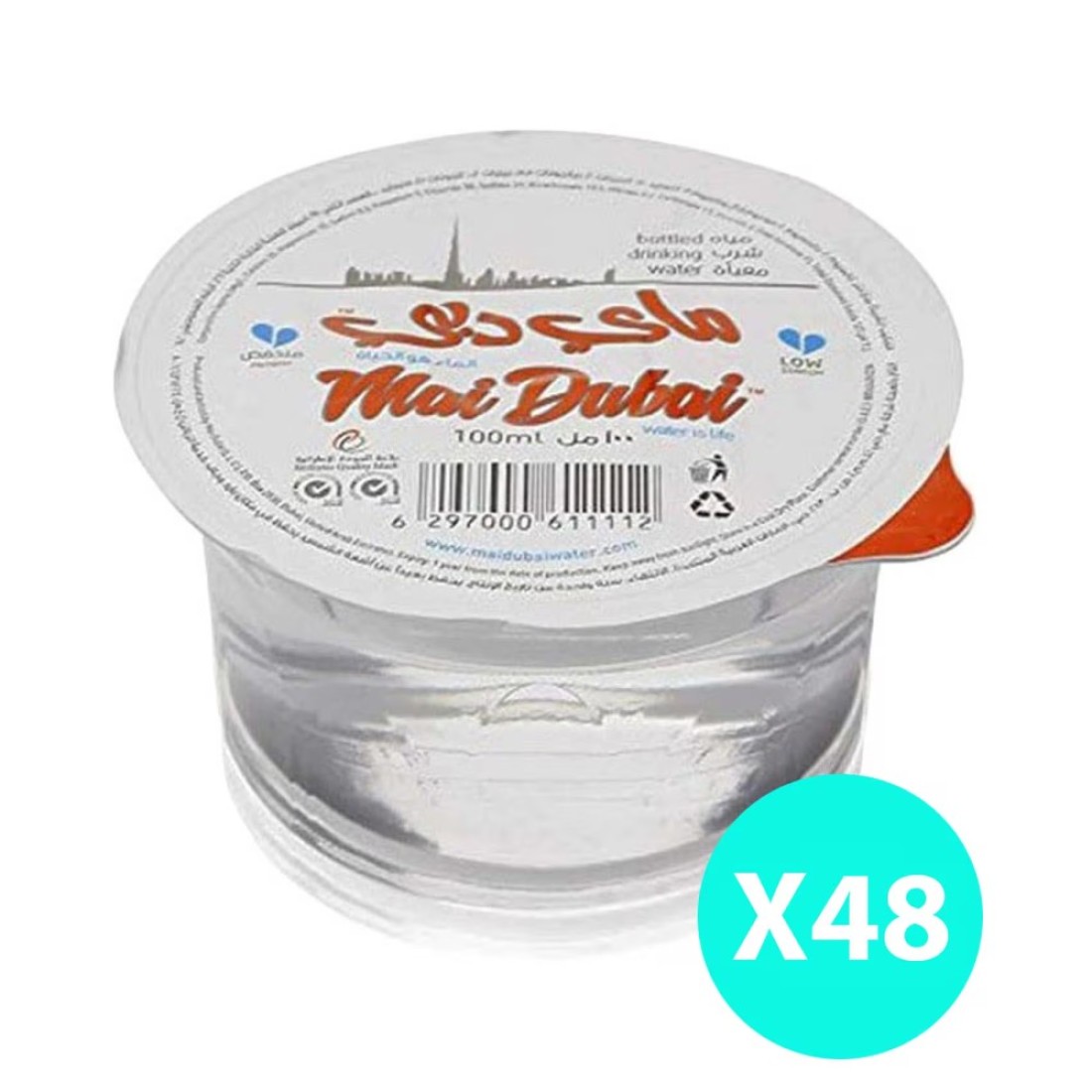 Mai Dubai Drinking Water 100ml Pack of 48