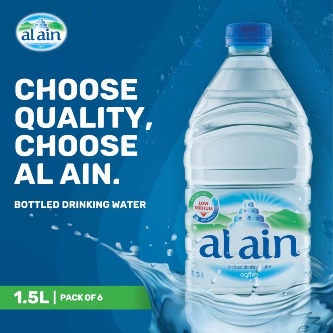 Al Ain Bottled Drinking Water 1.5L