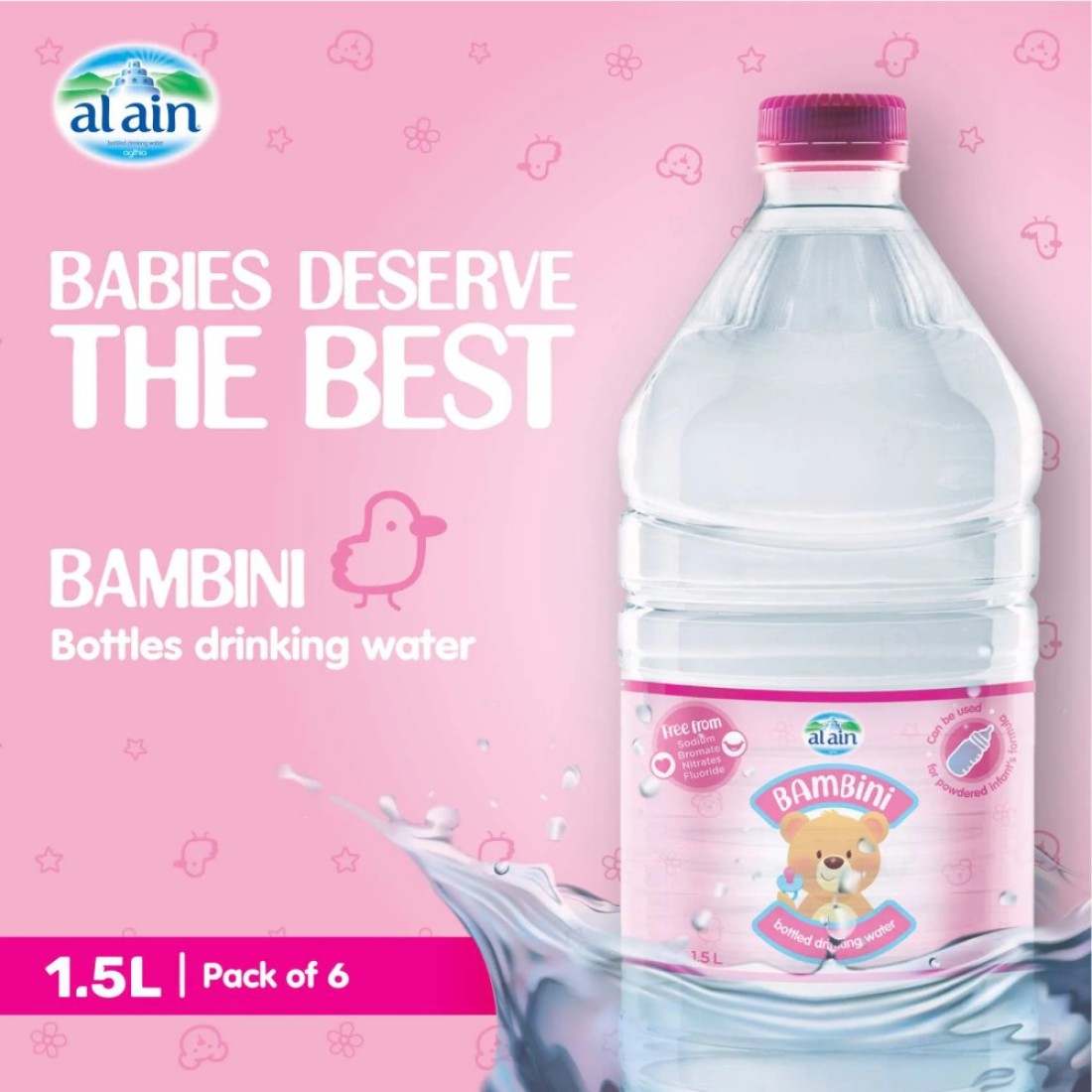 Al Ain Bambini Drinking Water 1.5L