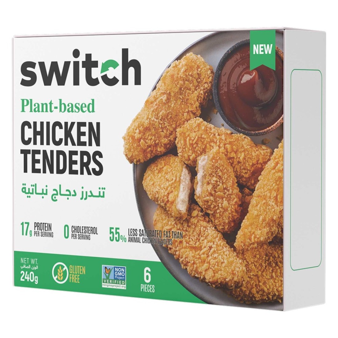 Switch Plant-Based Chicken Tenders, 240g