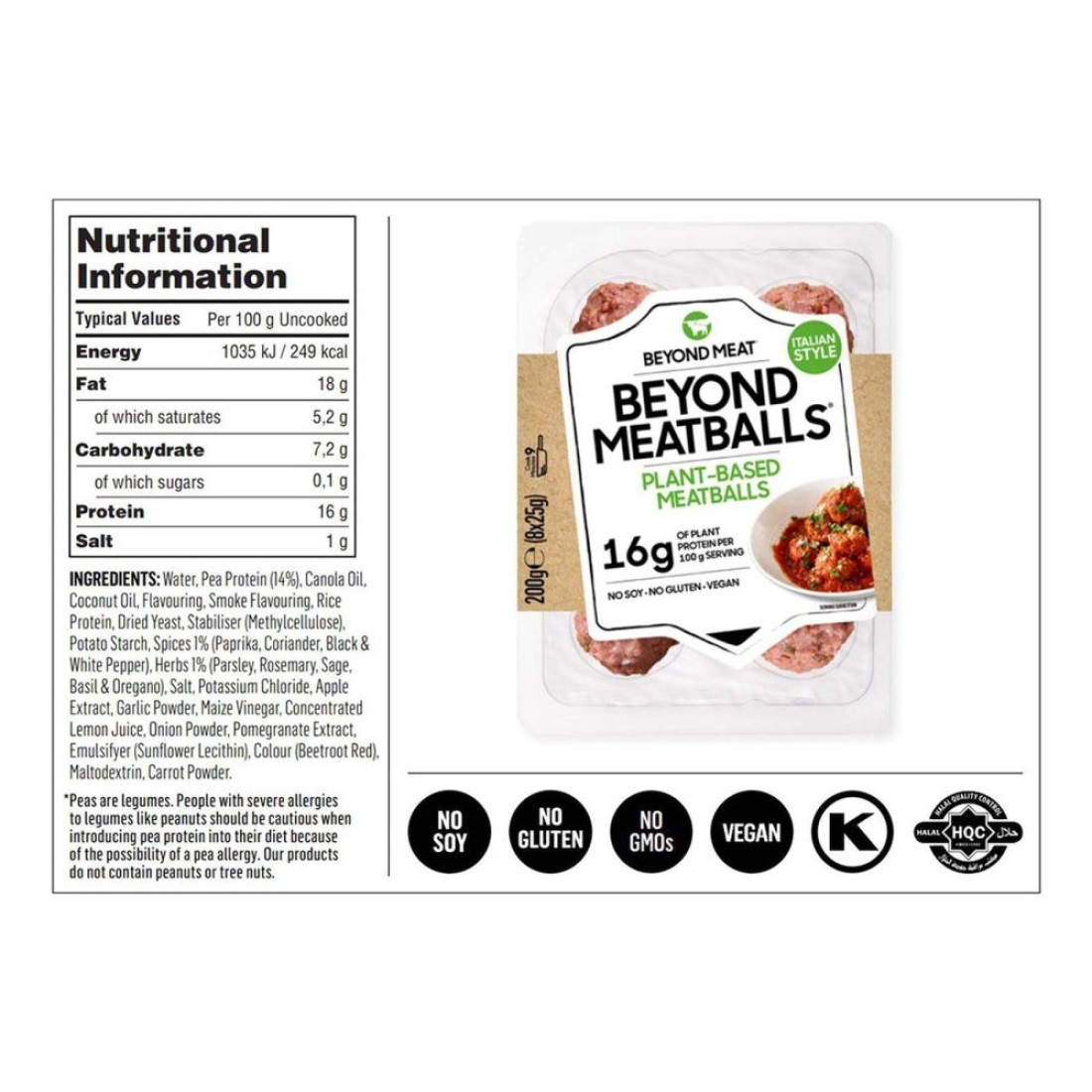 Beyond Meat Plant-Based Meatballs 200g