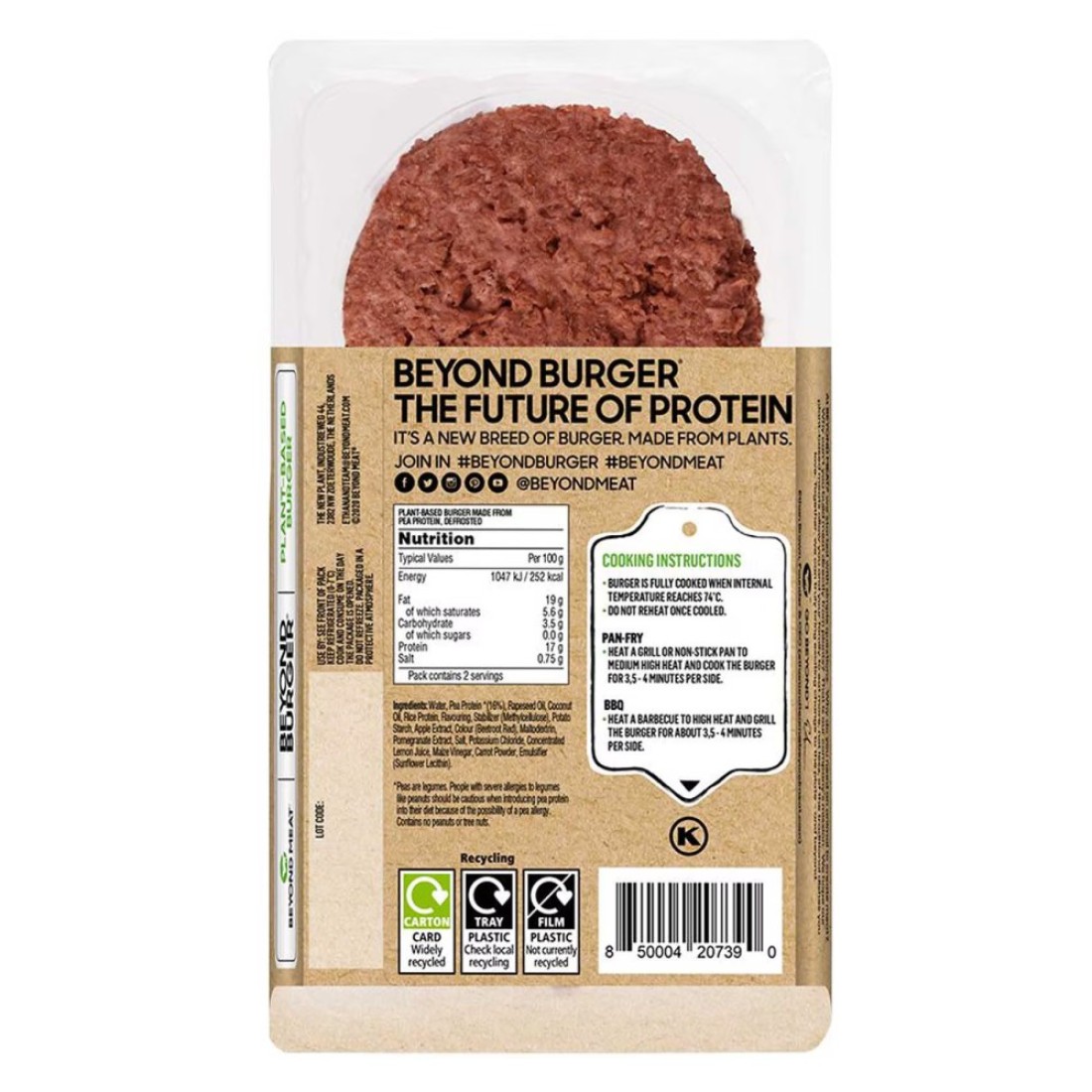 Beyond Meat Plant-Based Burger 226g
