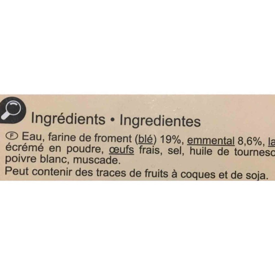 Carrefour Pancake Frozen Cheese 50g Pack of 6