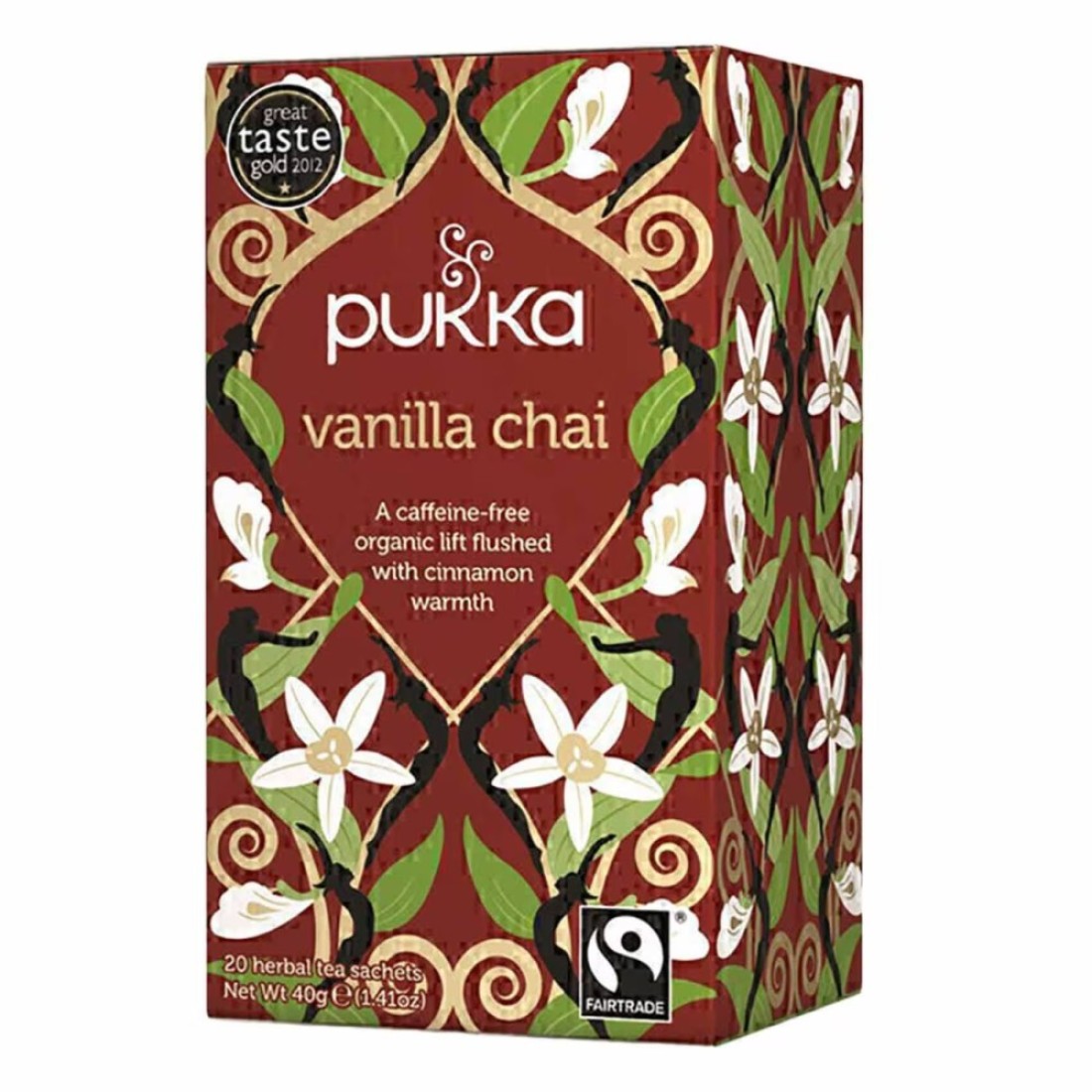 Pukka Organic Vanilla Chai 20 Herbal Tea Bags