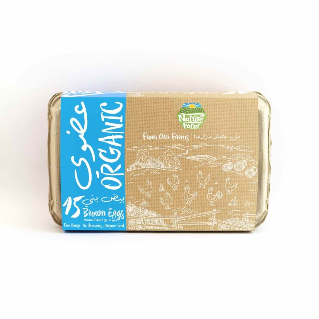 Nature Farm Organic Eggs 15 PCS