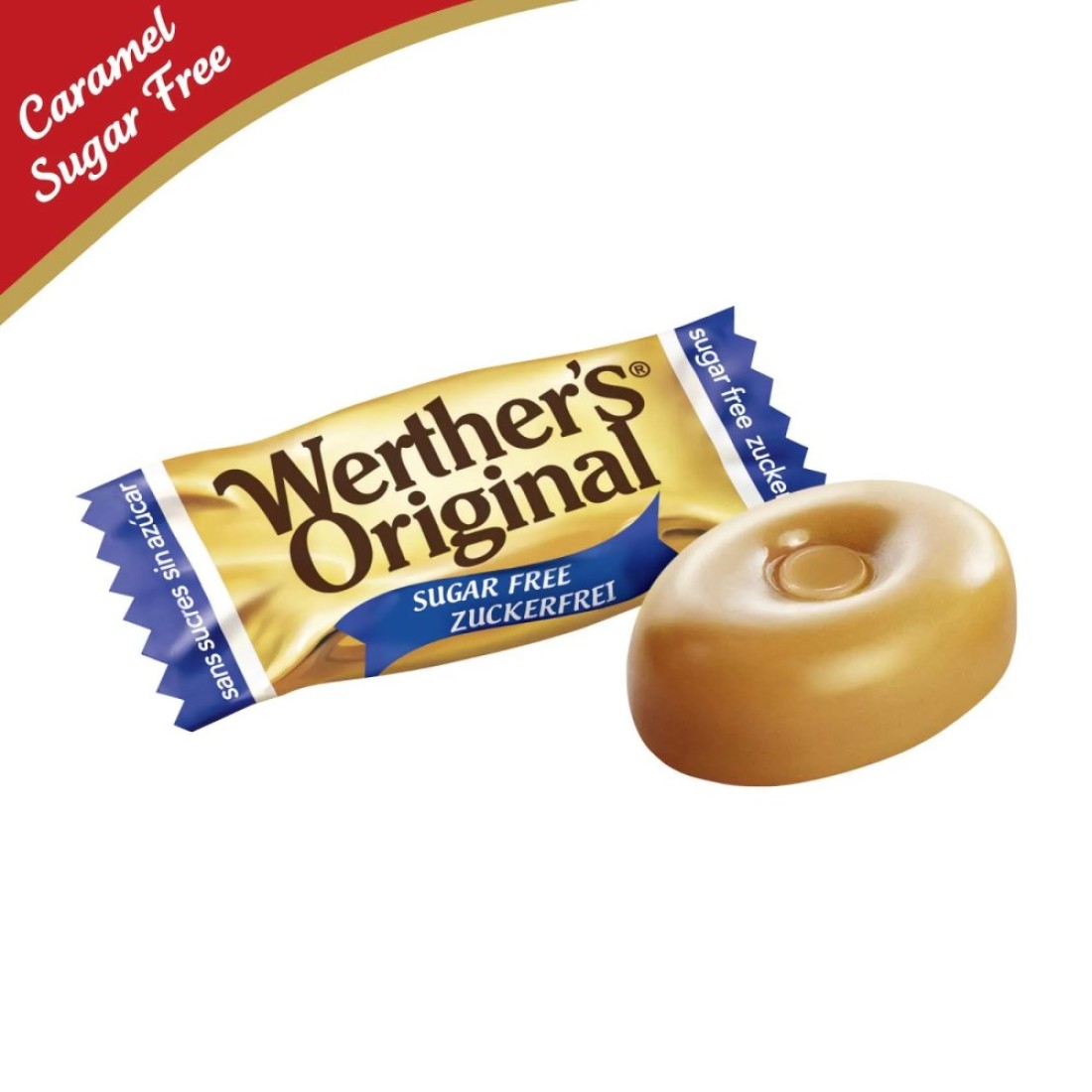 Storck Werther&#39;s Sugar-Free Original Cream Candies, 70g