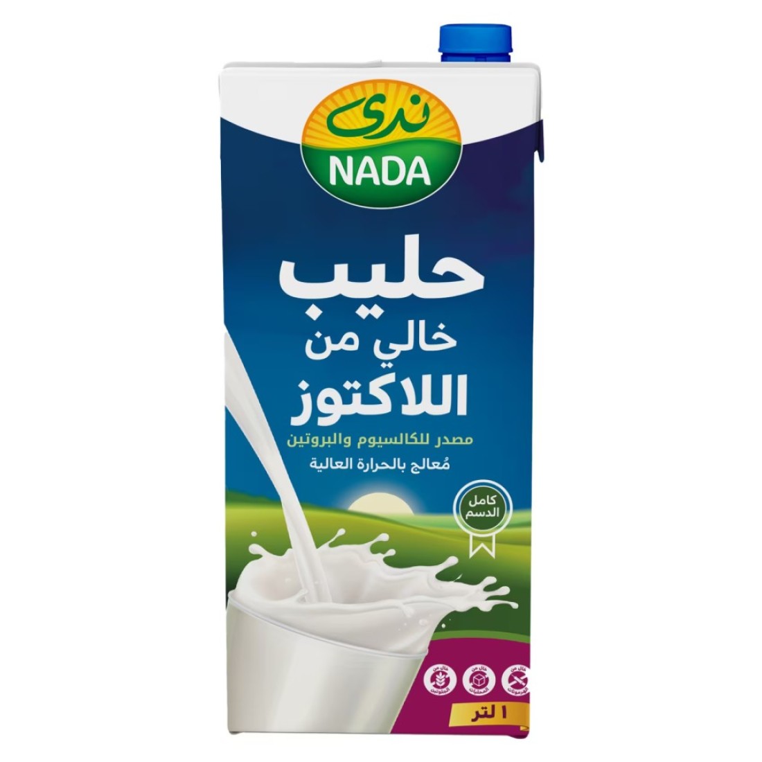 Nada UHT Lacto Free Full Cream Milk 1L Pack of 4