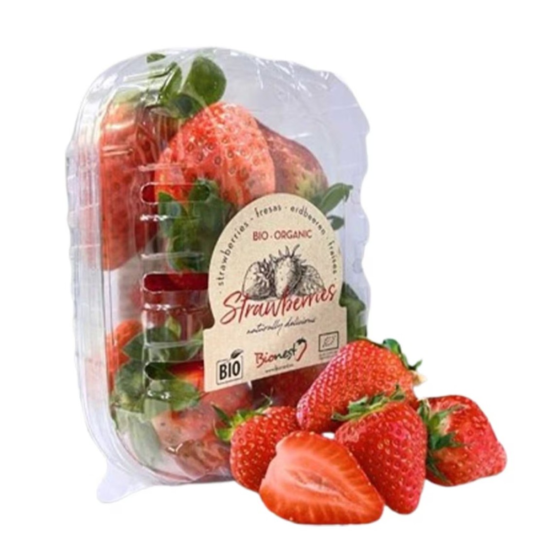 Organic Strawberries 250g