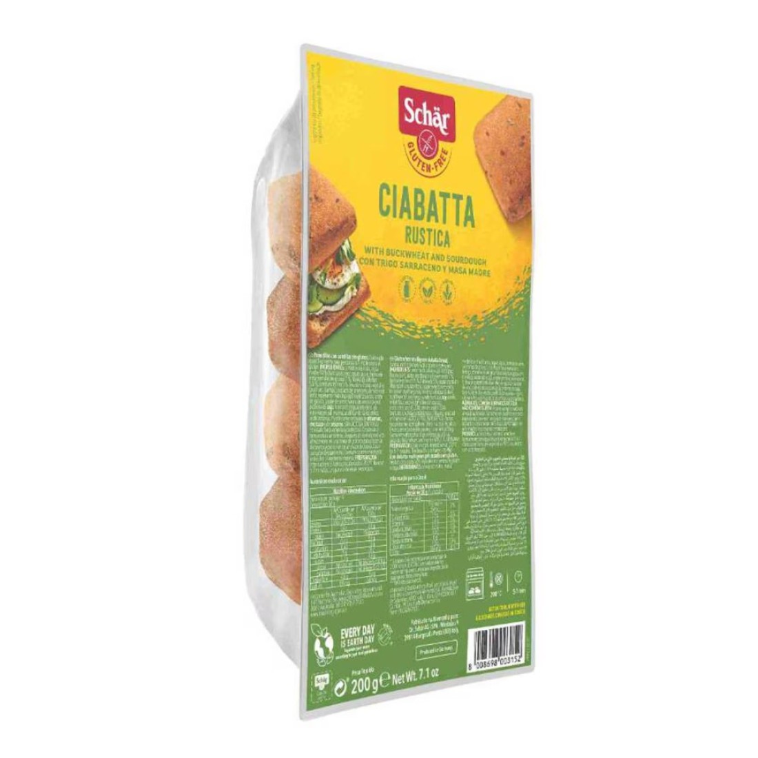 Schar Gluten Free Ciabatta Rustica Bread 200g