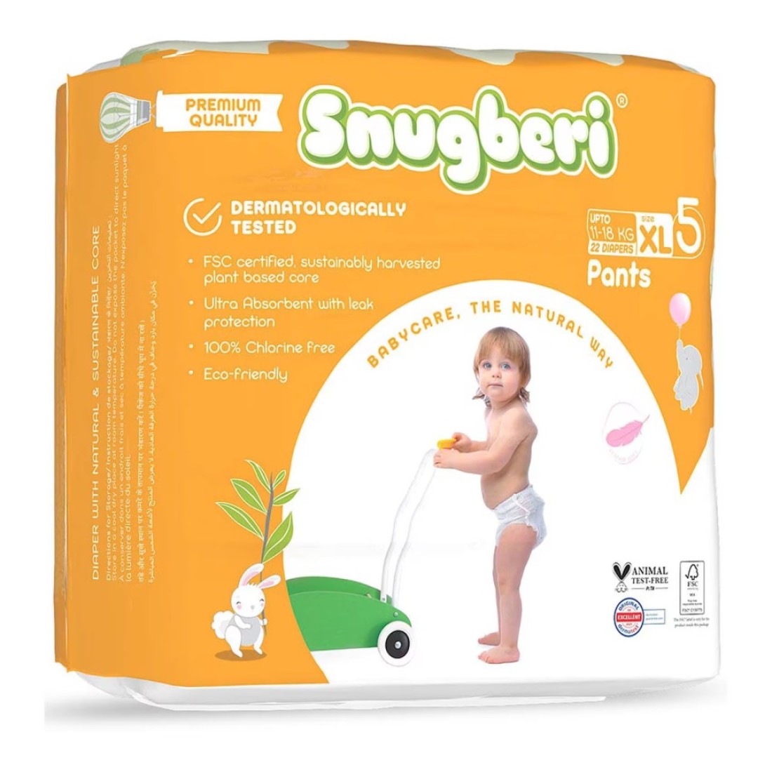 Snugberi Diaper Pants Extra Large Size 5 Up to 11-18kg 22 Pants