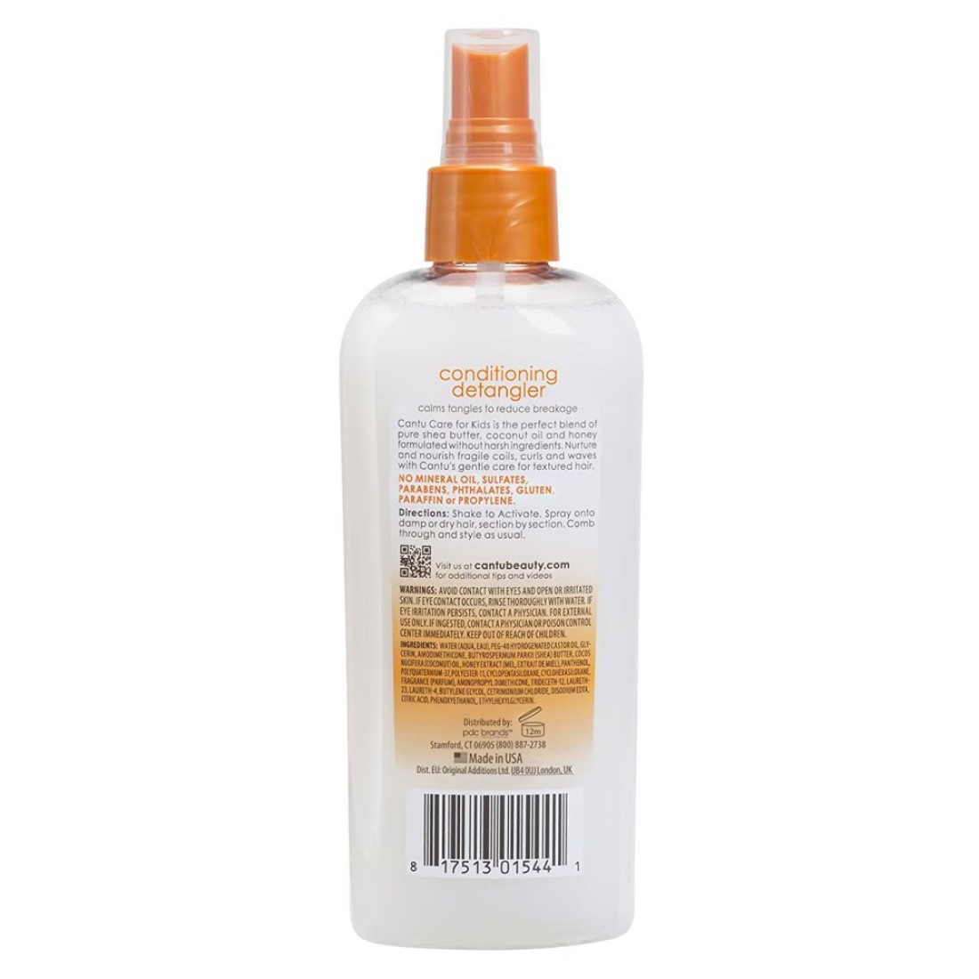 Cantu Care For Kids Conditioning Detangler White 177ml