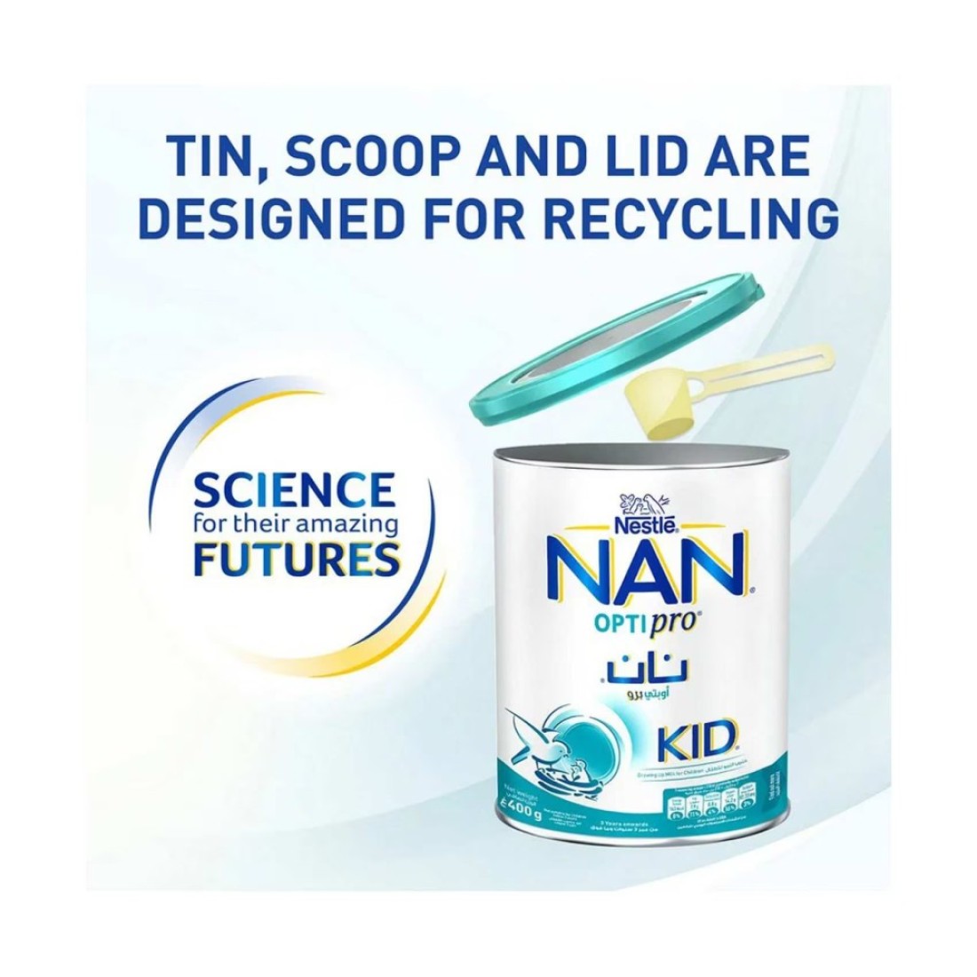 Nestle NAN Optipro Milk Powder Stage 4 Kid, 3+ Years 400g