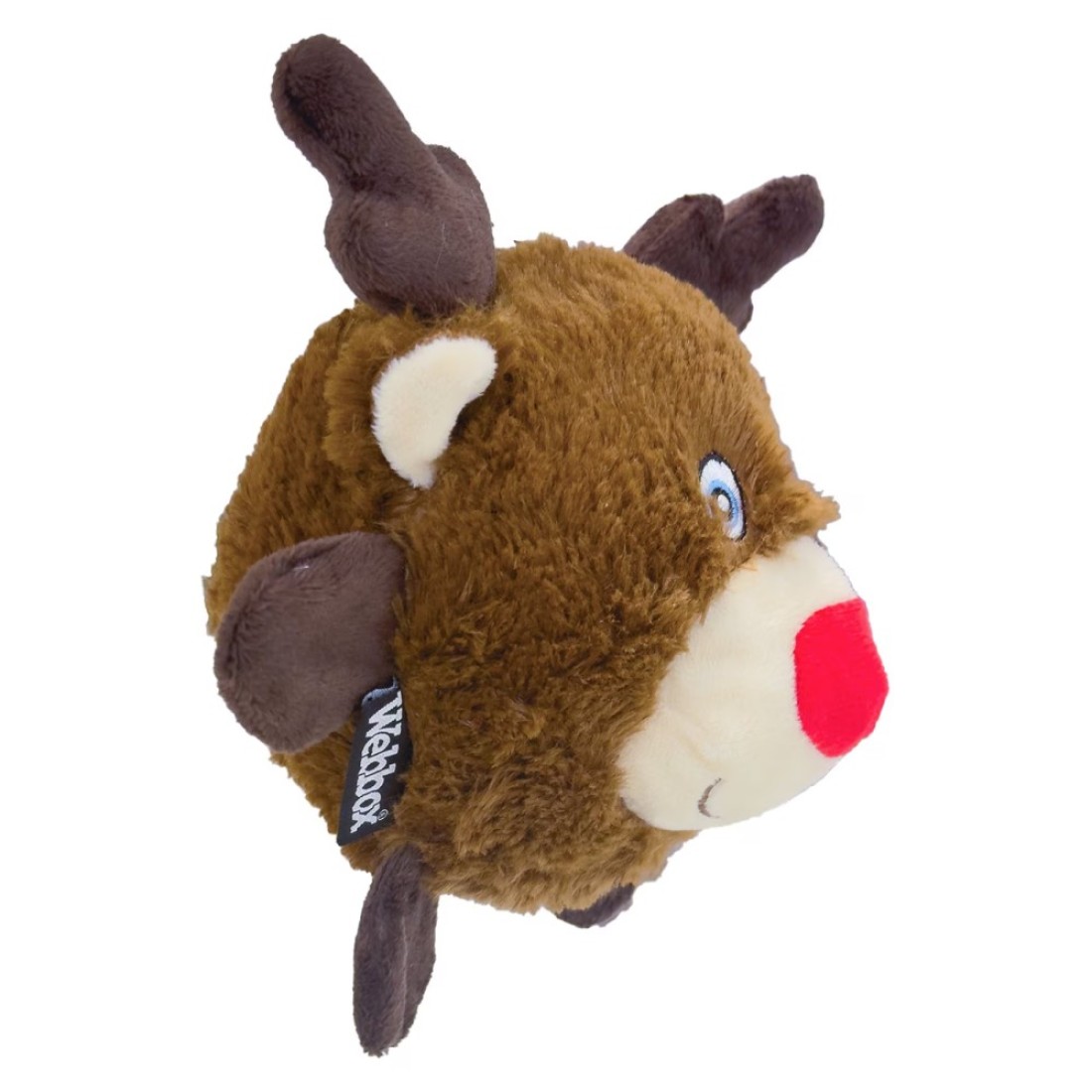 Webbox Festive Round Reindeer Pet Toy