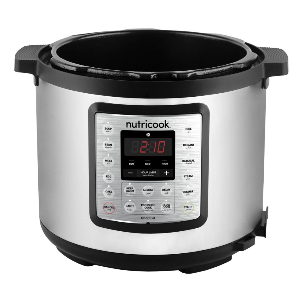 Nutricook - Smart Pot EKO Electric Cooker NC-SPEK6 Silver 6L