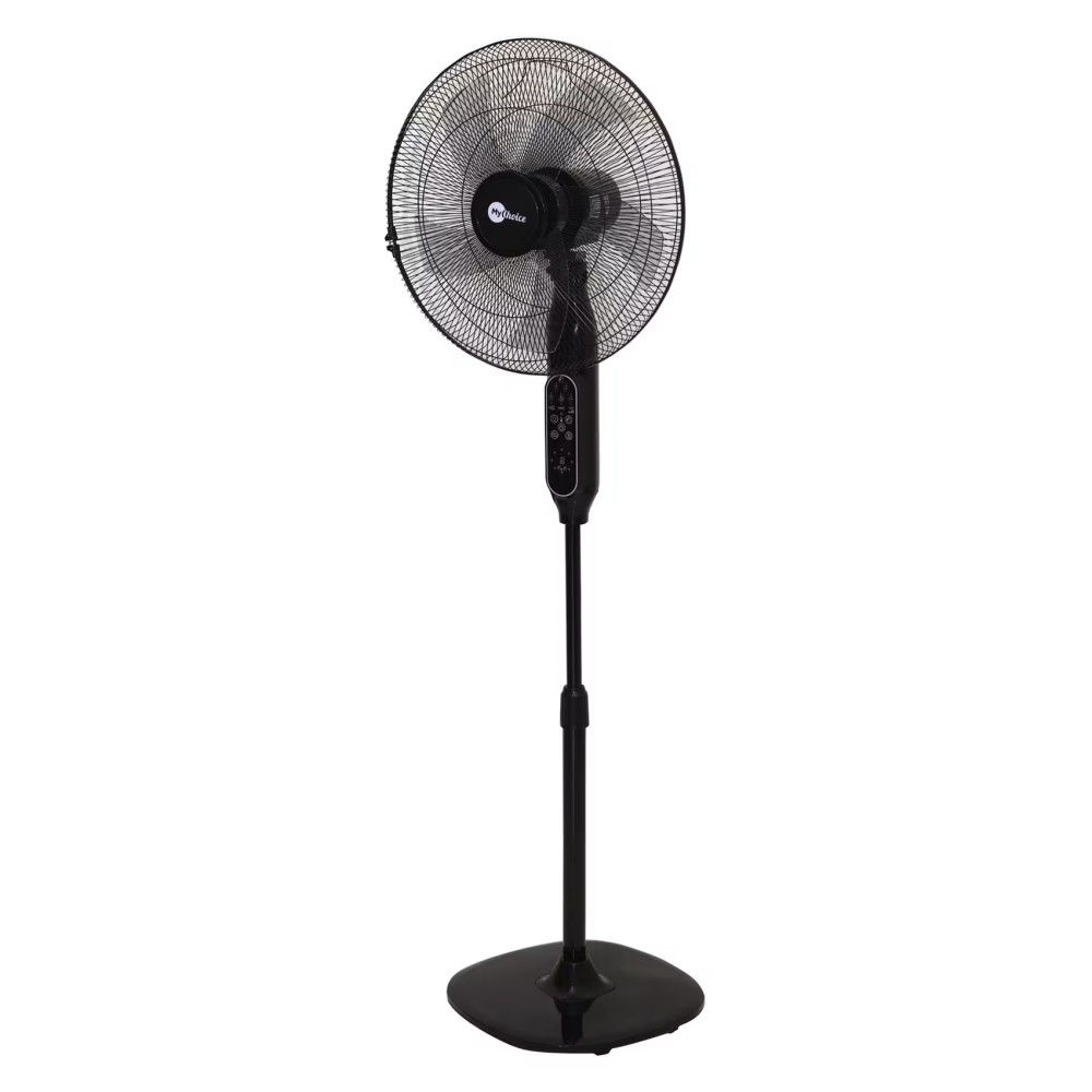 MyChoice Stand Fan with Remote MF-967SR Black 18inch 80W