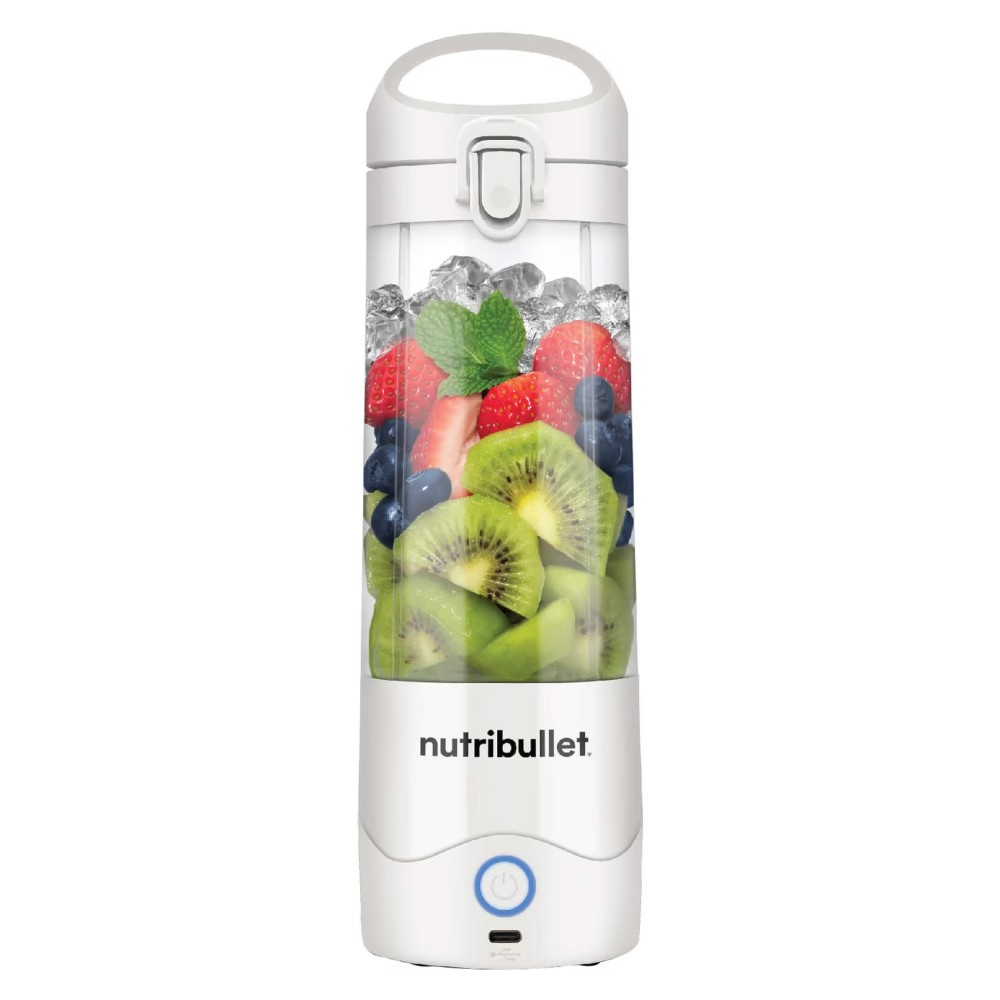 Nutribullet Portable Blender with Handled Sip Lid NB-PB475W White 475ml